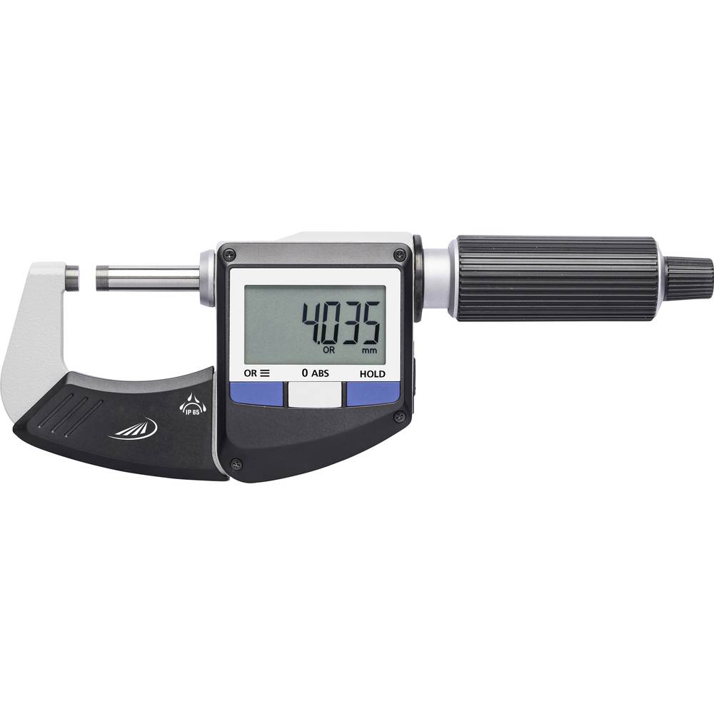 HELIOS PREISSER 1866410 třmenový mikrometr Kalibrováno dle (ISO) s digitálním displejem 0 - 25 mm Odečet: 0.001 mm