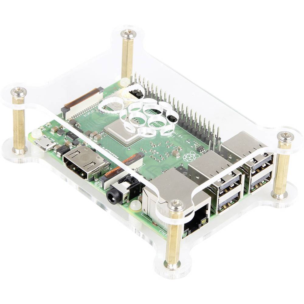 Joy-it Makercase V1 SBC skříň Vhodné pro (vývojové sady): Raspberry Pi akrylová čirá