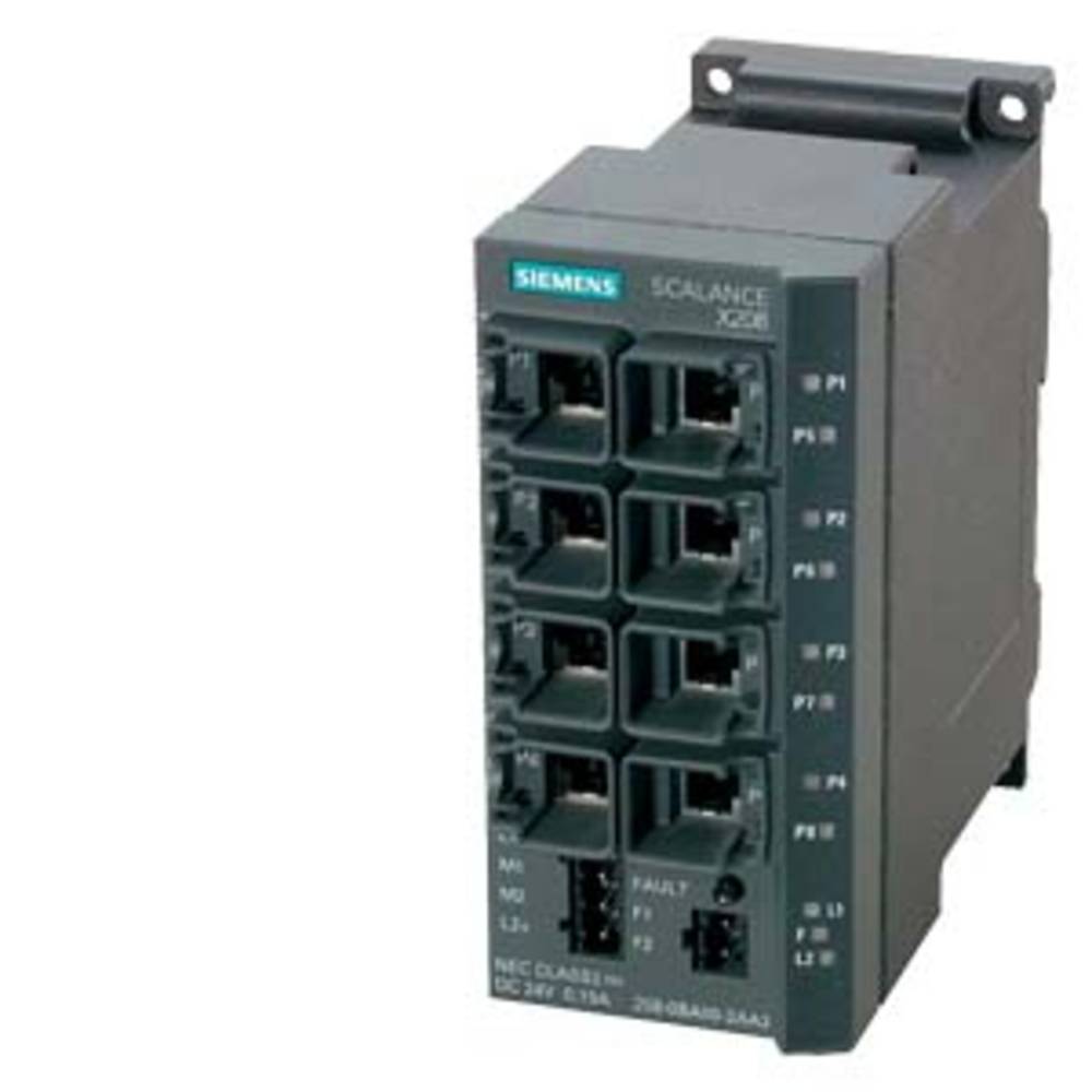 Siemens 6GK5208-0BA10-2AA3 průmyslový ethernetový switch