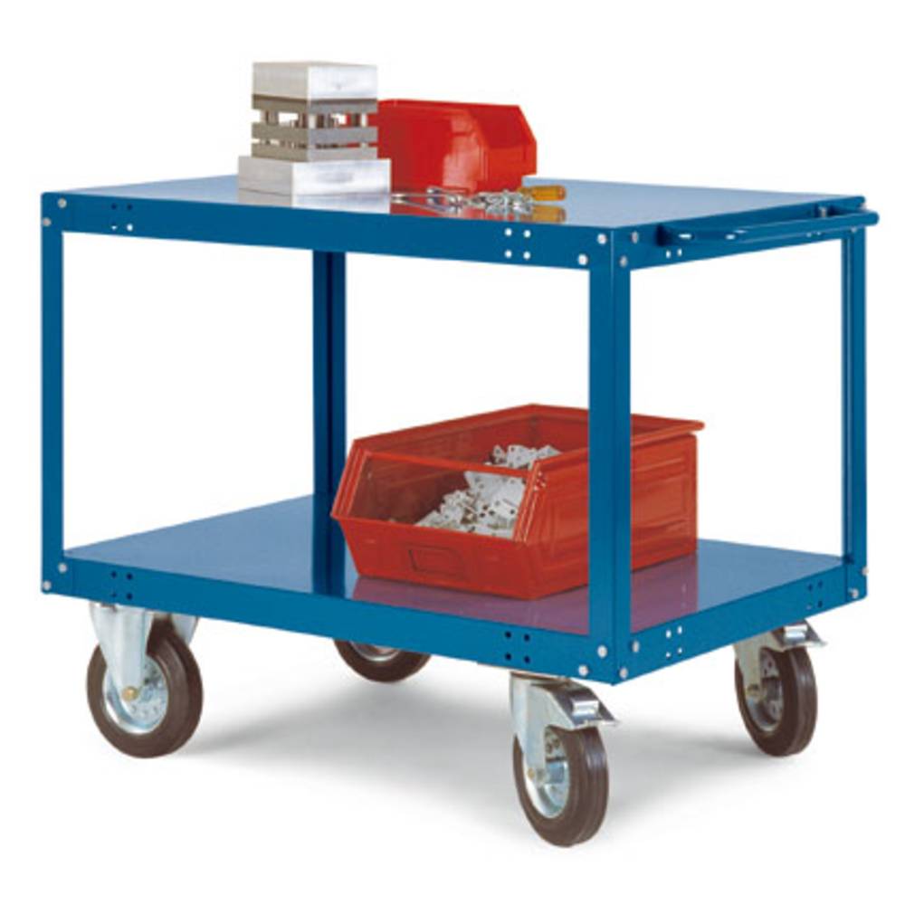 Manuflex TT1092.5021 stolový vozík ocel práškově lakováno Zatížení (max.): 400 kg vodní modrá