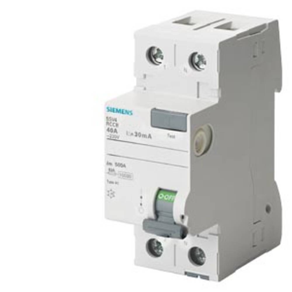 Siemens 5SV43120KL 5SV4312-0KL proudový chránič AC 25 A 0.03 A 230 V