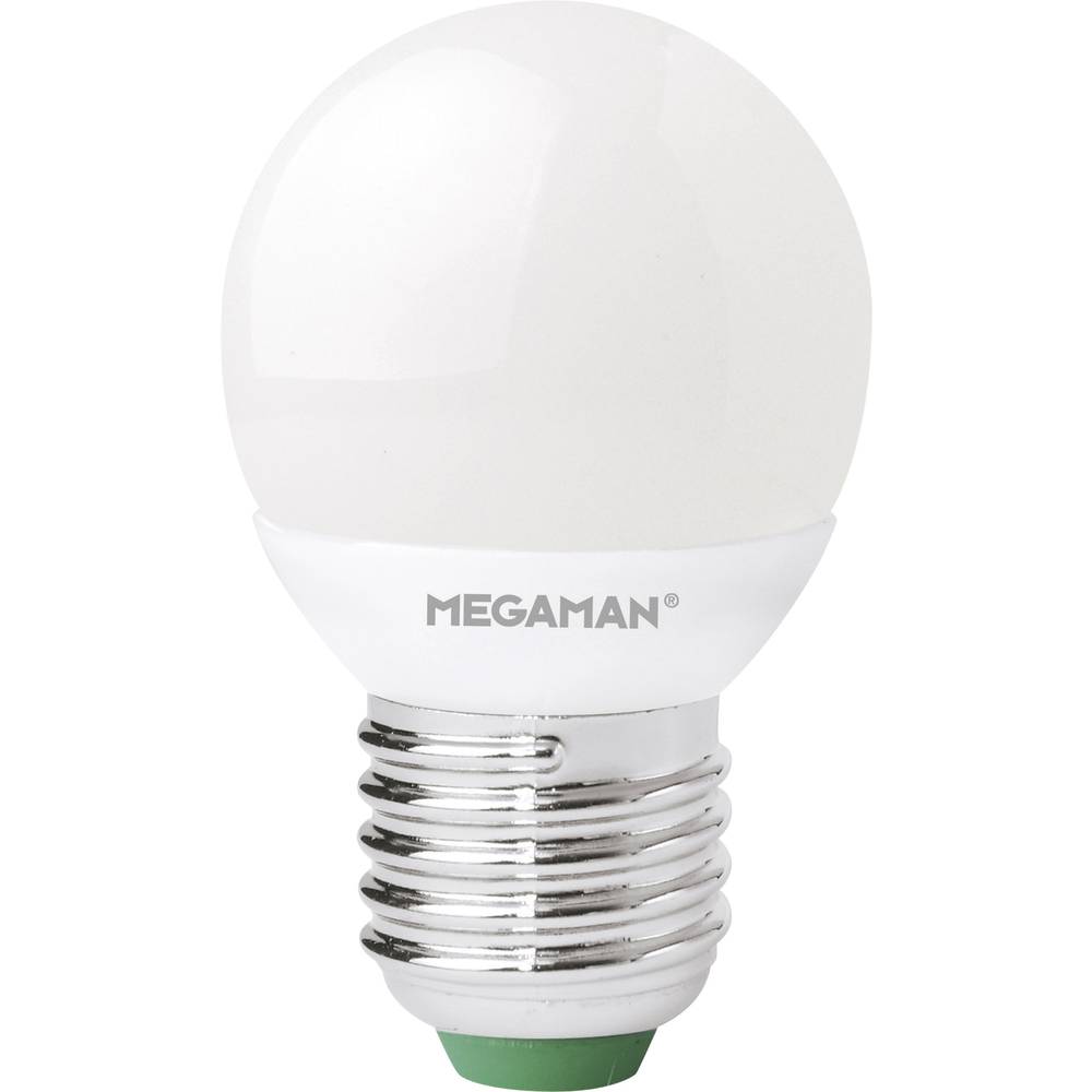 Megaman MM21123 LED Energetická třída (EEK2021) G (A - G) E27 kapkový tvar 5.5 W = 40 W teplá bílá (Ø x d) 45 mm x 84 mm