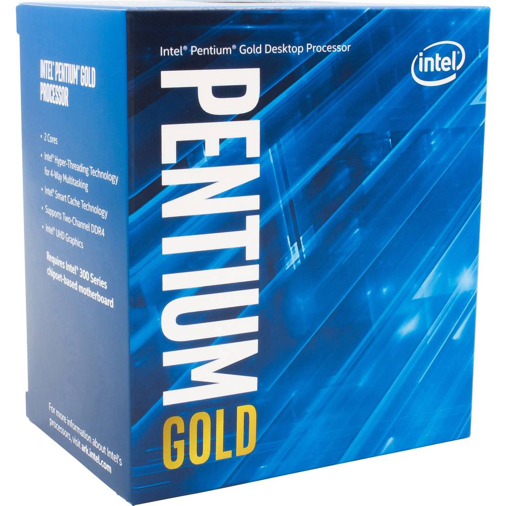 Intel® Pentium® Gold G6400 2 x 4 GHz Dual Core Procesor (CPU) v boxu Socket (PC): Intel® 1200 58 W