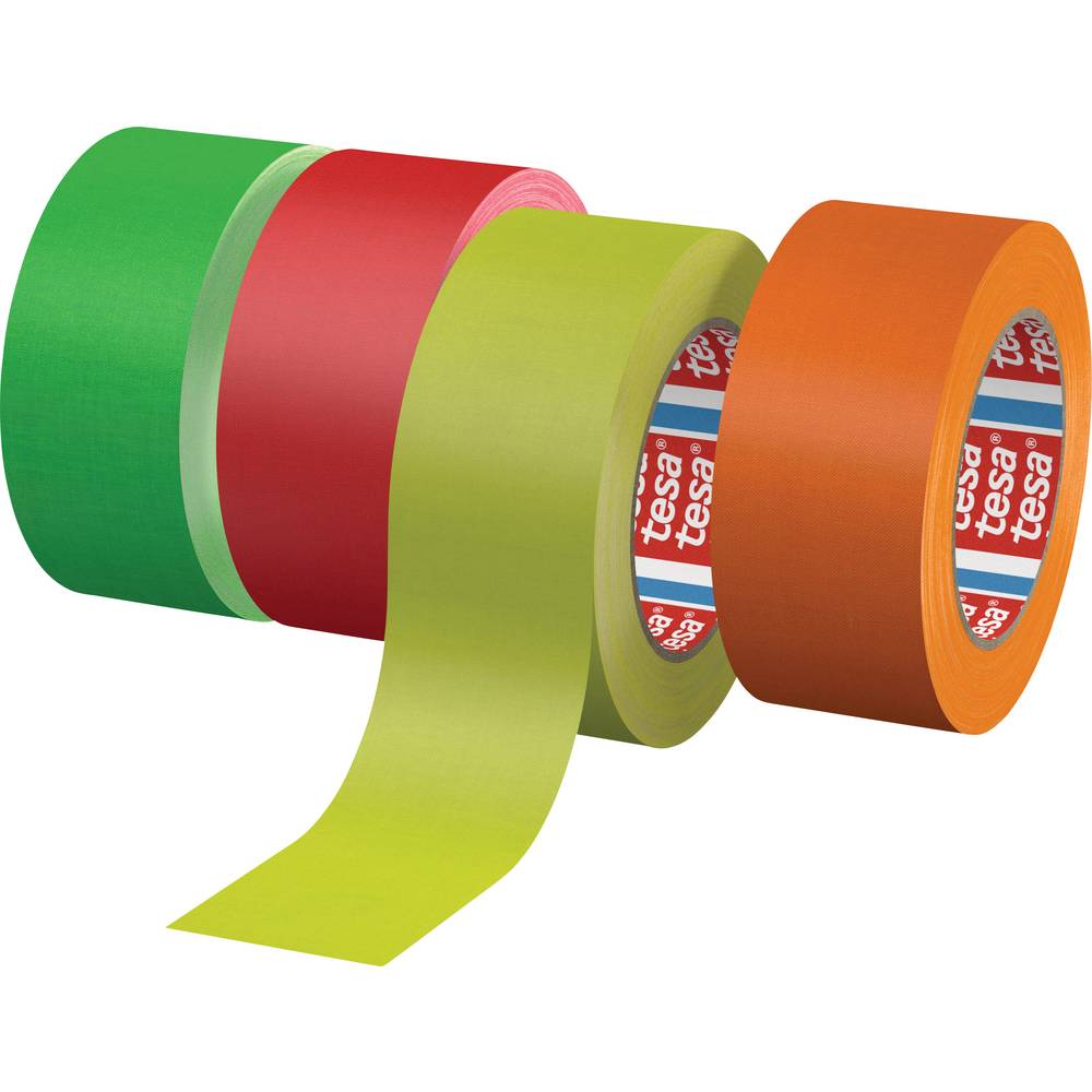 tesa Tesa 04671-00049-10 páska se skelným vláknem tesaband® 4671 neonově oranžová (d x š) 25 m x 19 mm 1 ks
