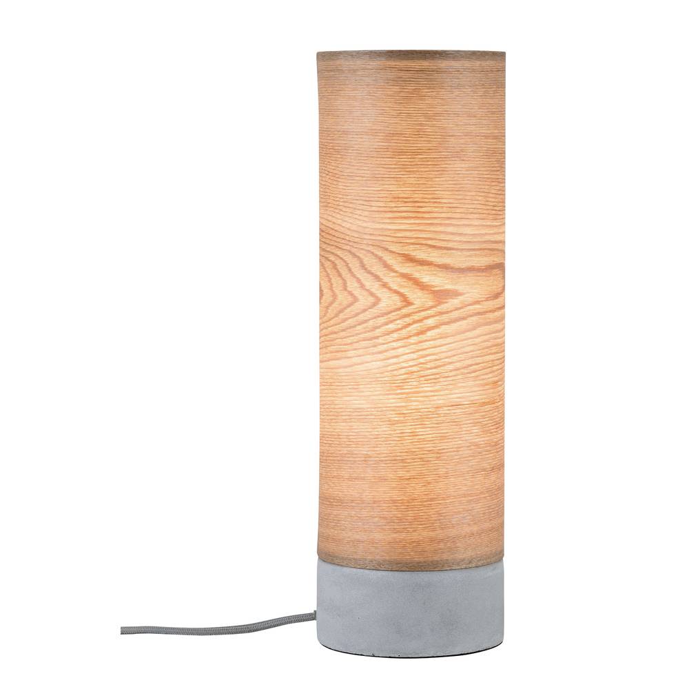 Paulmann Neordic Skadi 79664 stolní lampa LED E14 20 W dřevo, betonově šedá