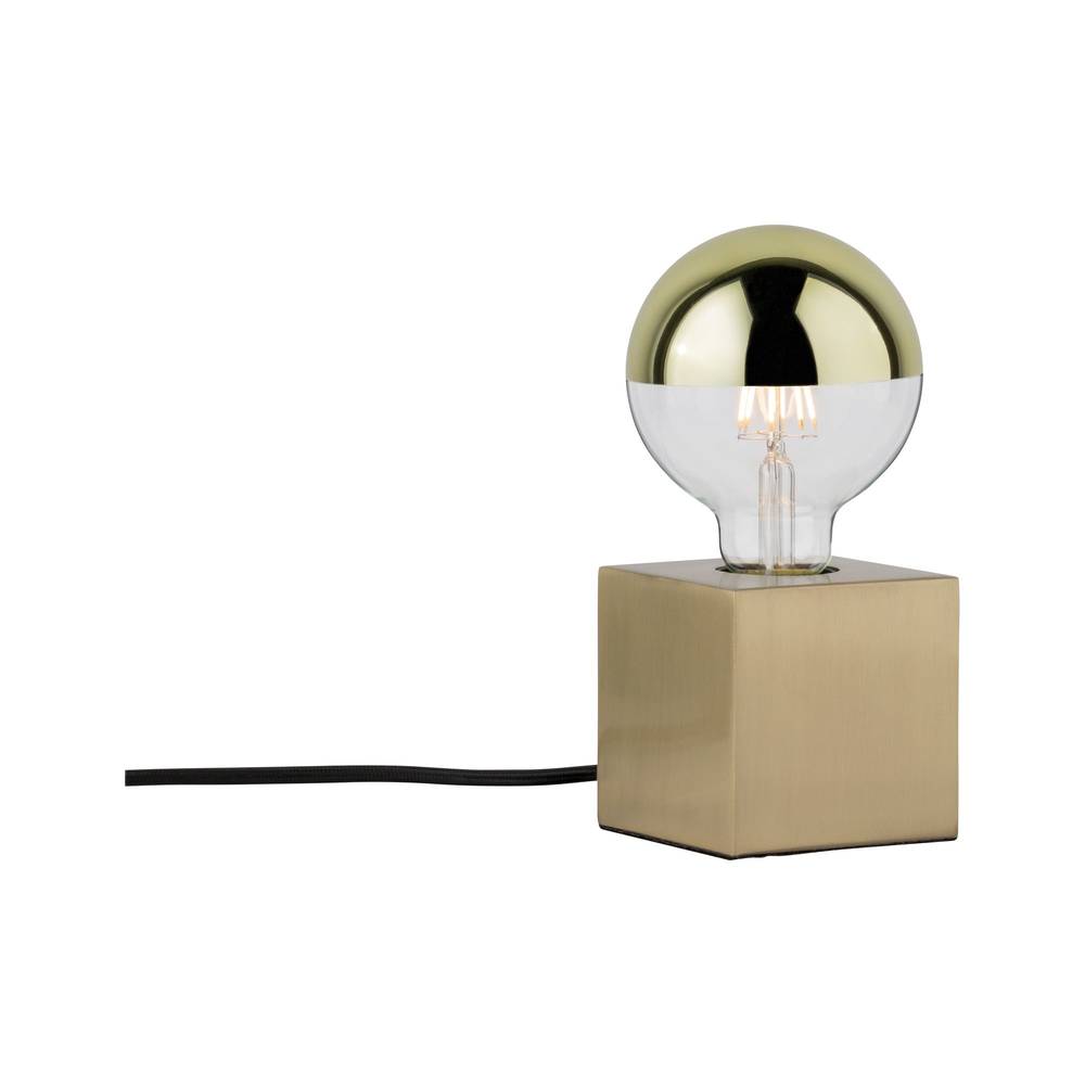 Paulmann Dilja 79728 stolní lampa LED E27 20 W mosazná (kartáčovaná)