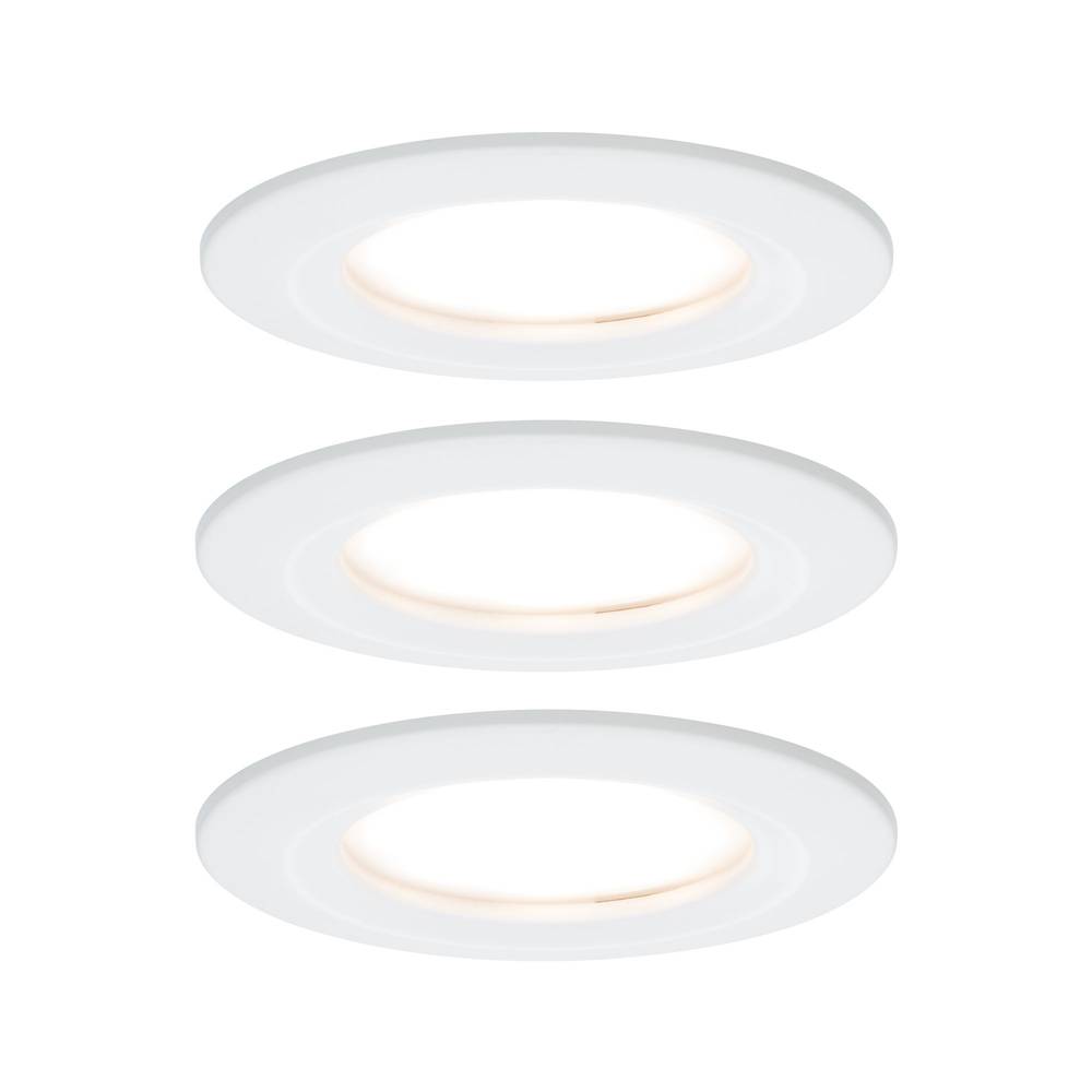 Paulmann Nova vestavné svítidlo do koupelny sada 3 ks LED LED 18 W IP44 bílá (matná)