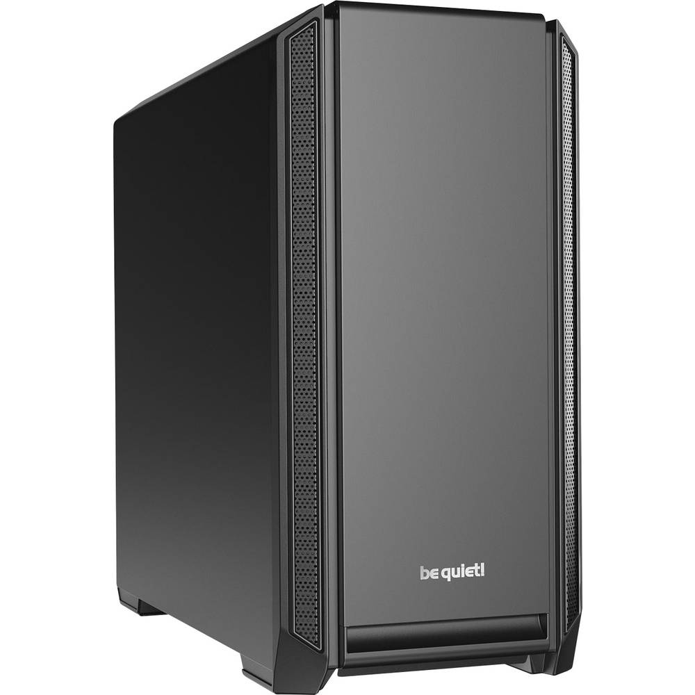 BeQuiet Silent Base 601 midi tower PC skříň černá 2 předinstalované ventilátory, tlumené, prachový filtr