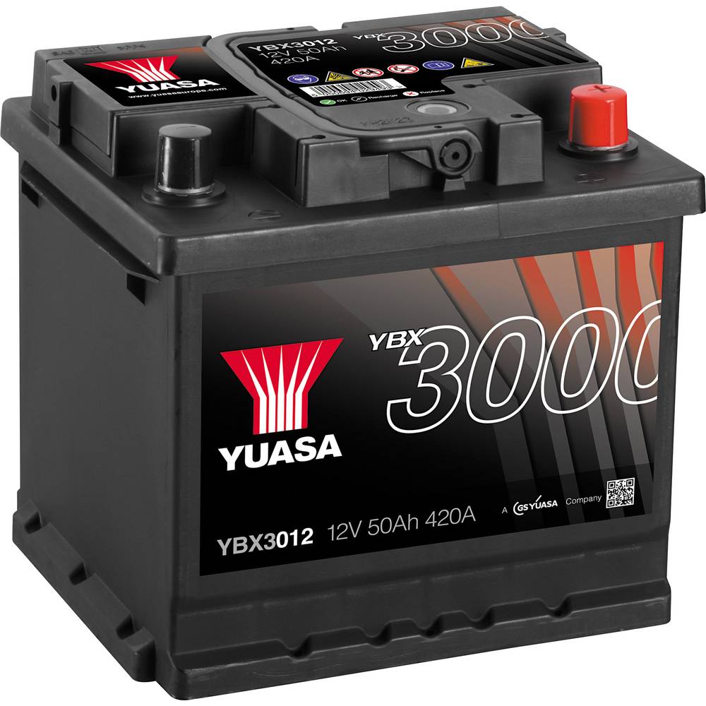 Yuasa SMF YBX3012 Autobaterie 50 Ah T1 Ukládání buněk 0