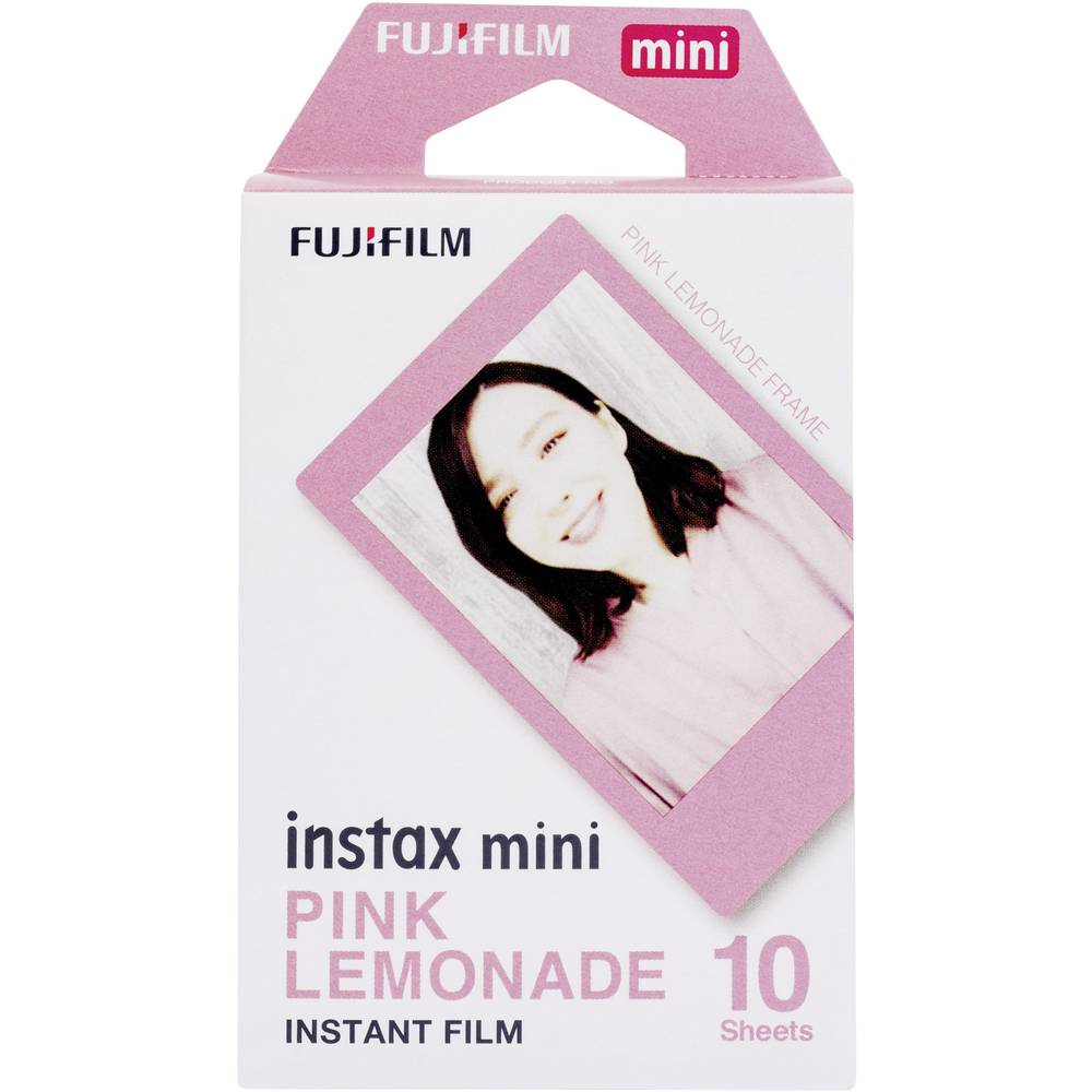 Fujifilm Instax Mini Pink Lemonade instantní film černá