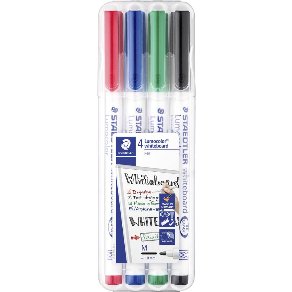 Staedtler Whiteboardmarker Lumocolor® 301 301 WP4 popisovač na bílé tabule barevně tříděná 4 ks