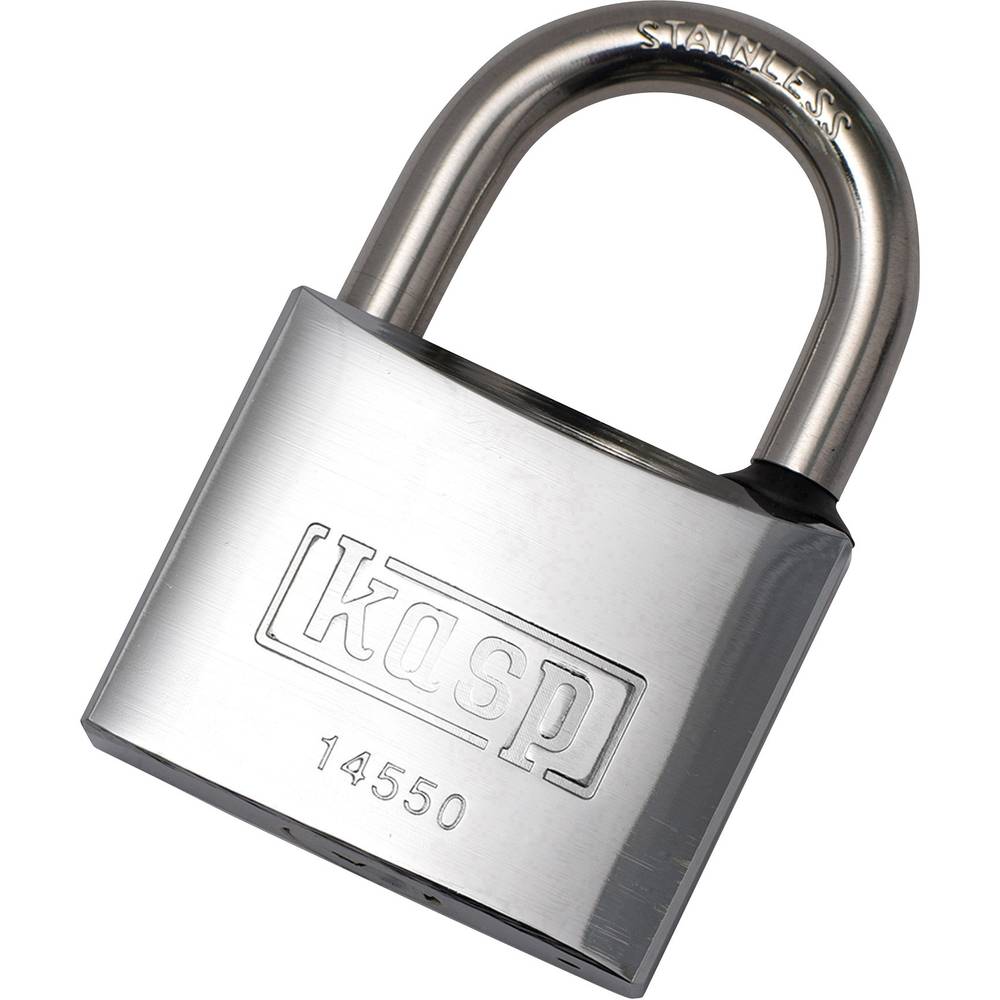 Kasp K14550D visací zámek 50 mm zámky s různými klíči nerezová ocel na klíč