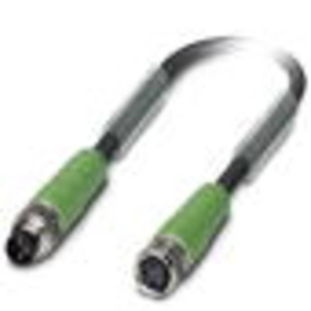 Phoenix Contact SAC-3P-M 8MS/ 0,6-PUR/M 8FS SH připojovací kabel pro senzory - aktory, 1456323, piny: 3, 0.60 m, 1 ks