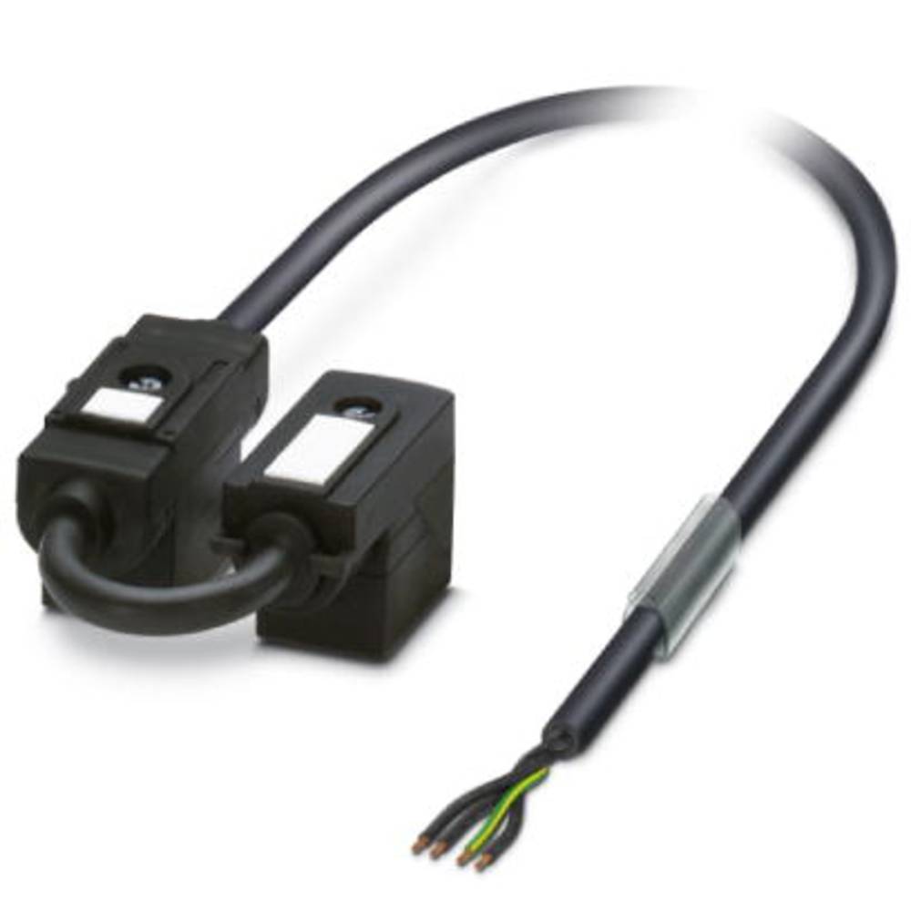 Dvojitý ventilový konektor s připojovacím kabelem SAC- 5,0/0,2-116/2XB-1L-Z 1458266 Phoenix Contact Množství: 1 ks