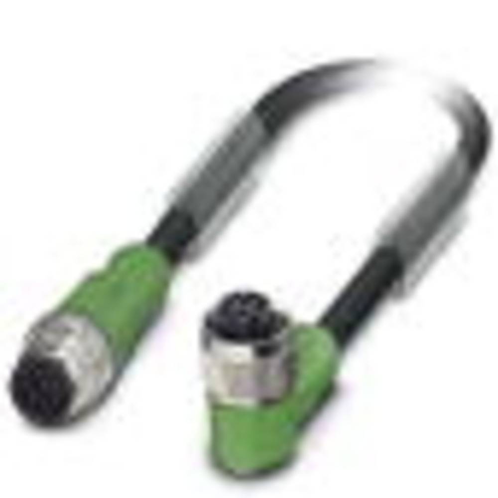Phoenix Contact SAC-8P-M12MS/ 0,3-PUR/M12FR připojovací kabel pro senzory - aktory, 1522723, piny: 8, 30.00 cm, 1 ks
