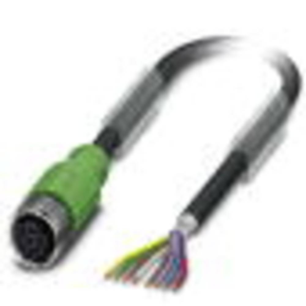 Phoenix Contact SAC-8P- 3,0-PUR/M12FS SH připojovací kabel pro senzory - aktory, 1522875, piny: 8, 3.00 m, 1 ks