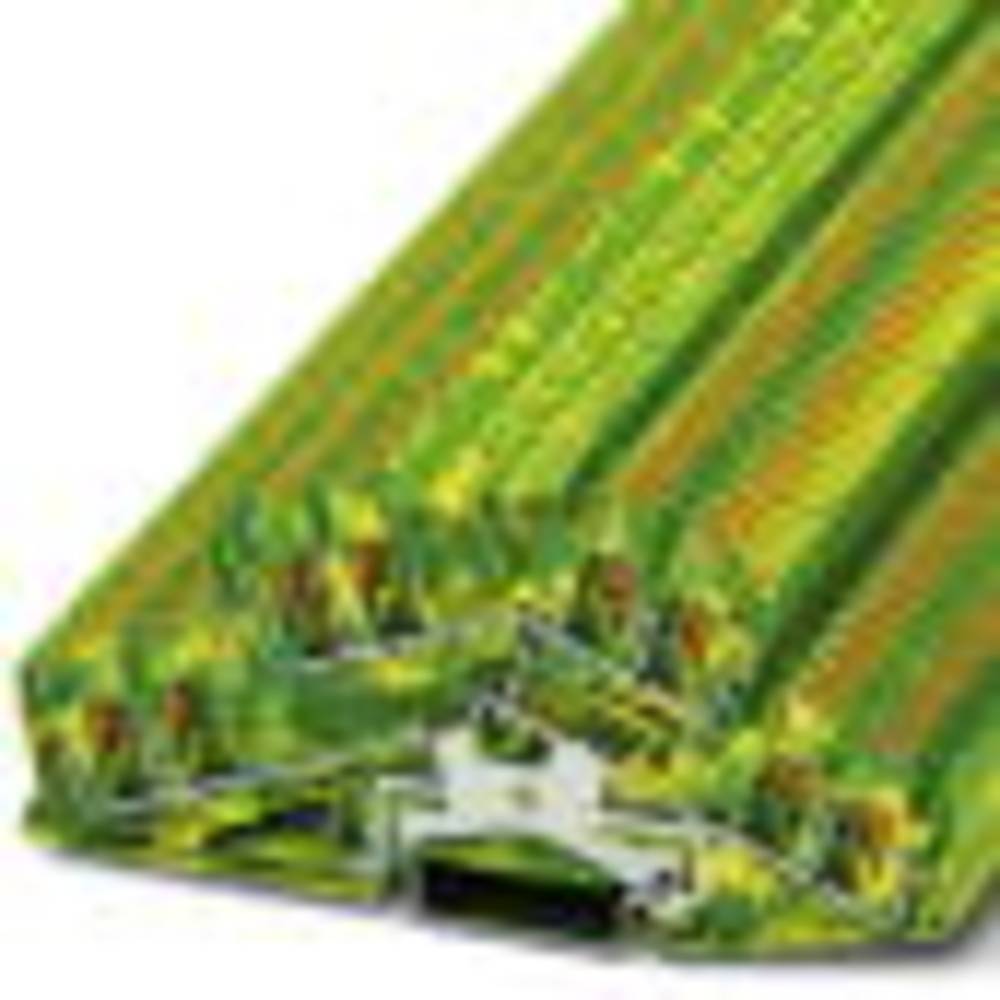 Phoenix Contact PTTBS 2,5-QUATTRO-PE 3210611 dvojitá svorka 0.14 mm² 2.50 mm² zelená, žlutá 50 ks