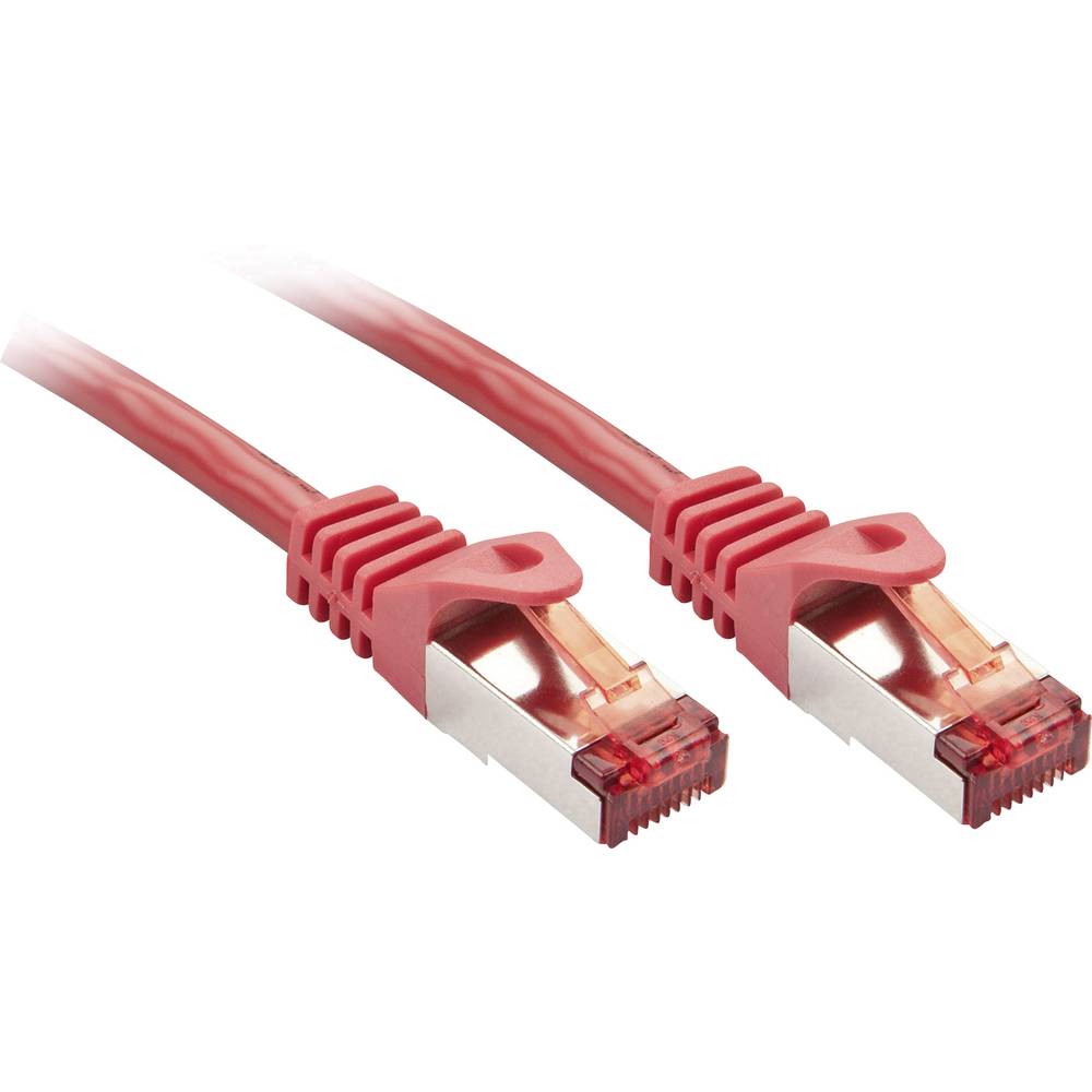 LINDY 47362 RJ45 síťové kabely, propojovací kabely 1.00 m červená 1 ks