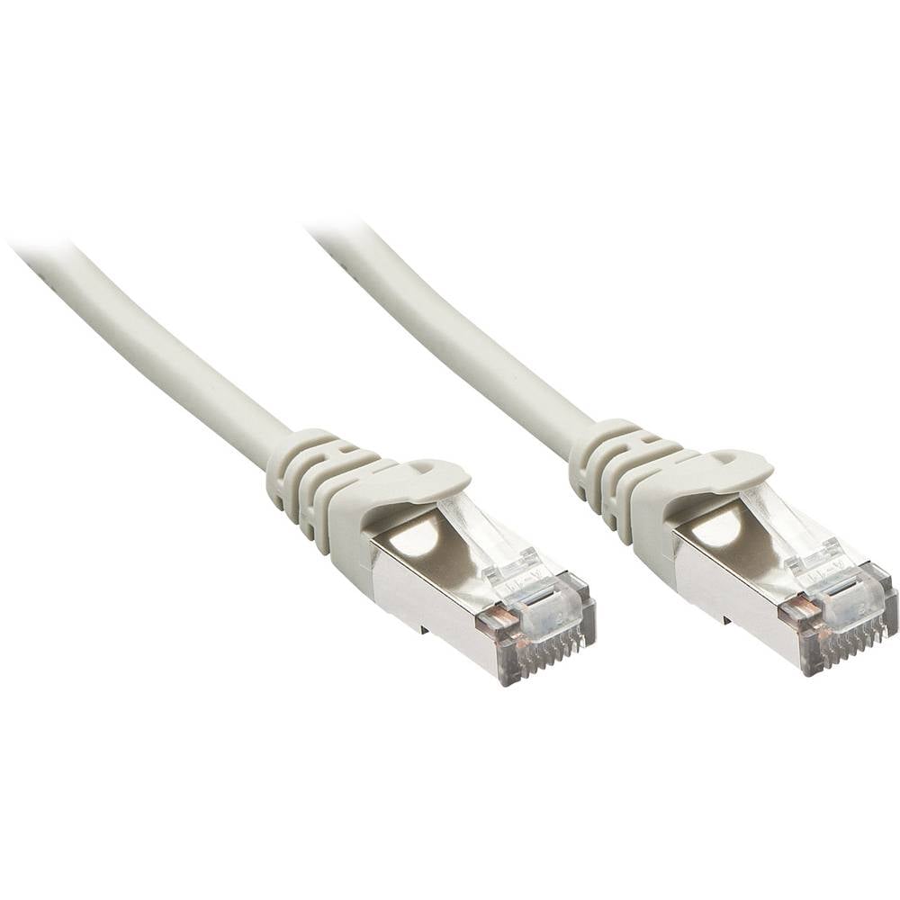 LINDY RJ45 síťový kabel CAT 5e F/UTP 3.00 m šedá s ochranou (50 ks)