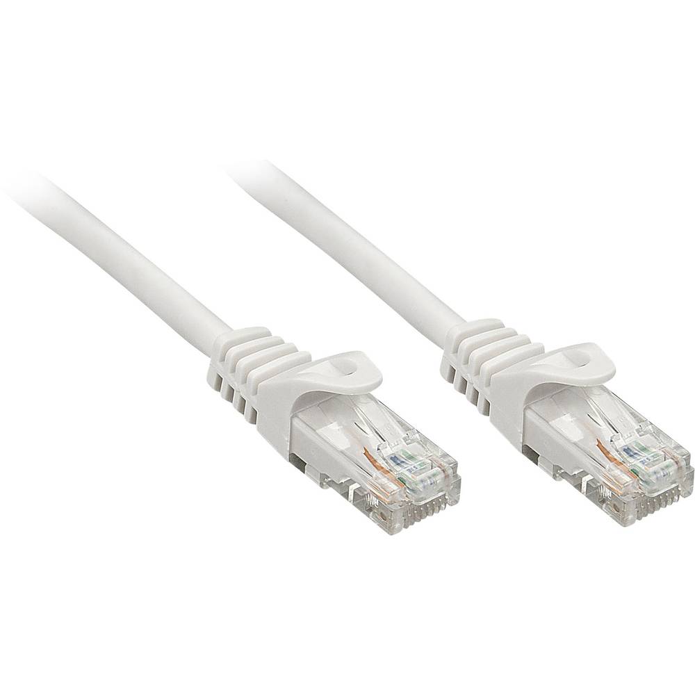 LINDY 48407 RJ45 síťové kabely, propojovací kabely CAT 5e U/UTP 2.00 m šedá 50 ks