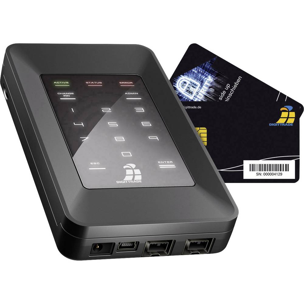 Digittrade HS256S 500 GB externí HDD 6,35 cm (2,5) USB 2.0, FireWire 800 černá DG-HS256S-500