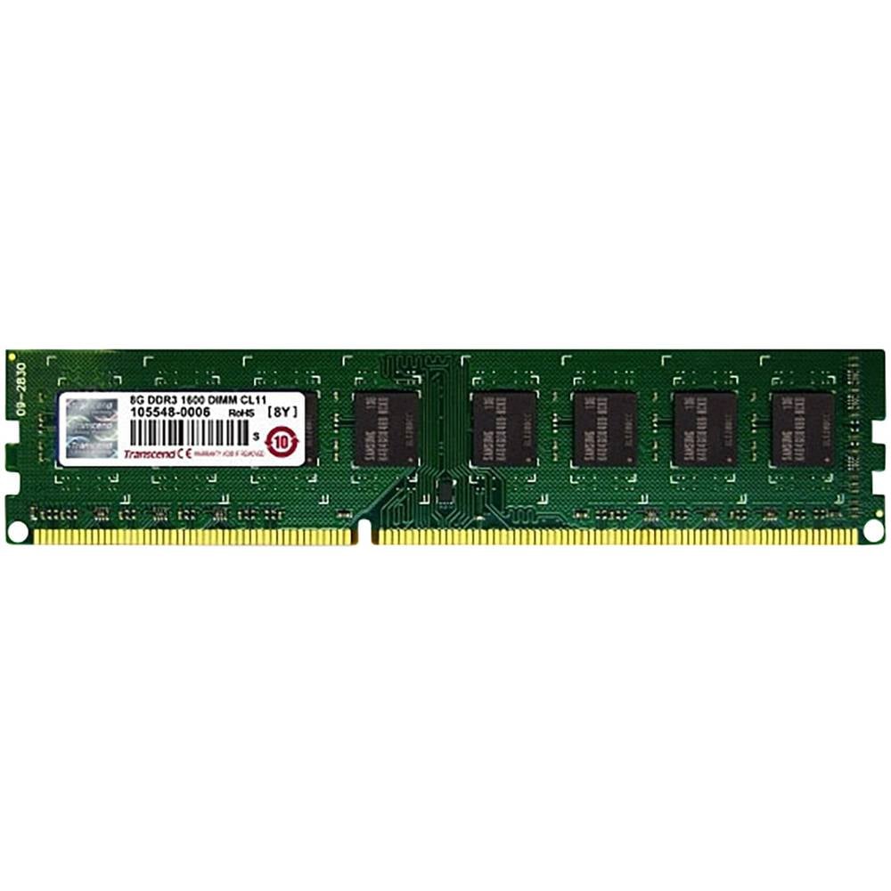 Transcend Modul RAM pro PC Industrial DDR3 8 GB 1 x 8 GB ECC 1600 MHz 240pinový DIMM CL11 11-11-11 TS1GLK72V6H