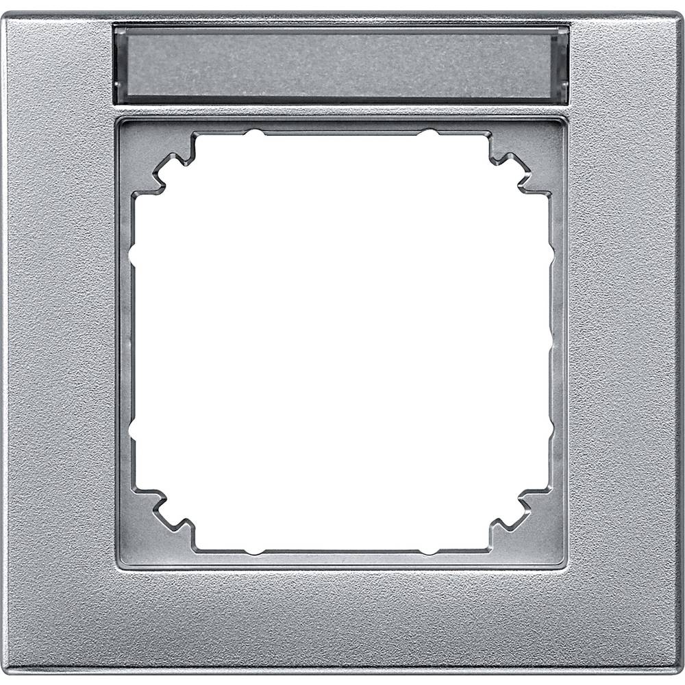 Merten rámeček kryt Systéem M hliník 476160