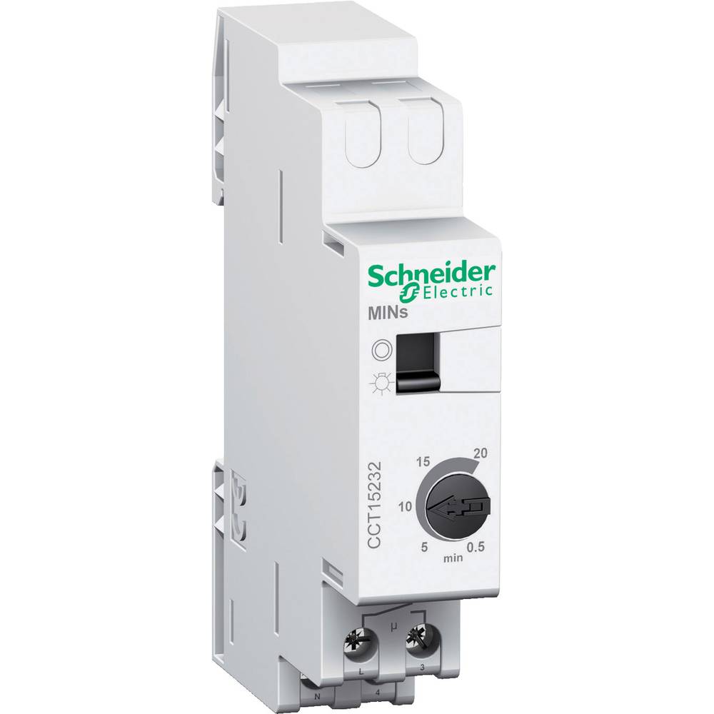 Schneider Electric CCT15232 schodišťový časový spínač montáž na lištu 230 V