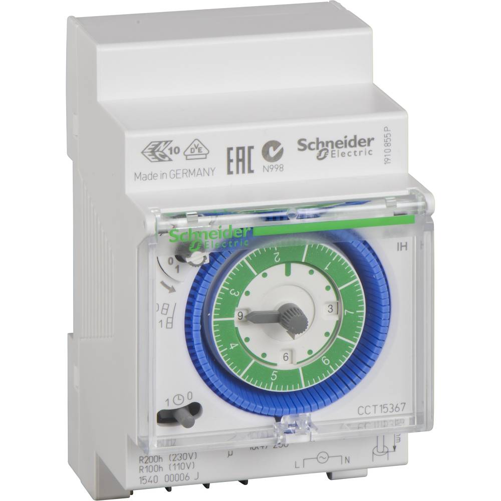 časovač na DIN lištu Schneider Electric CCT15367 CCT15367, analogový, 1 kanál