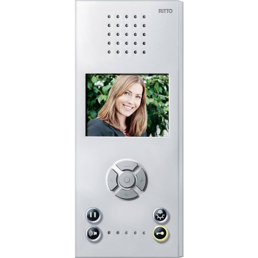 Ritto by Schneider RGE1787520 domovní video telefon stříbrná