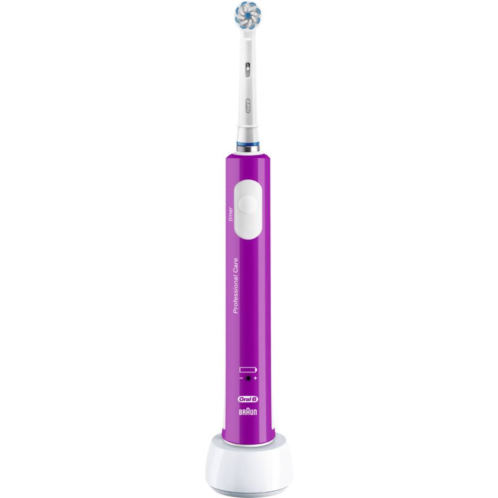 Oral-B Junior purple Junior purple elektrický dětský kartáček na zuby rotační/oscilační fialová, bílá