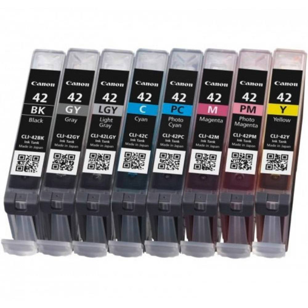 Canon Ink CLI-42 originál kombinované balení černá, azurová, purppurová, žlutá, foto azurová, foto purpurová, šedá, svět