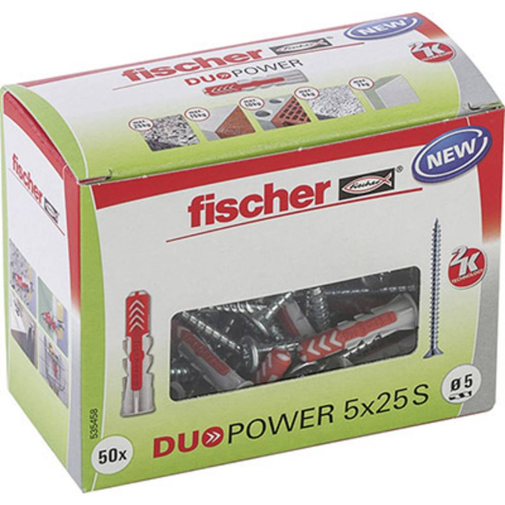 Fischer DUOPOWER 5x25 S LD 2komponentní hmoždinka 25 mm 5 mm 535458 50 ks