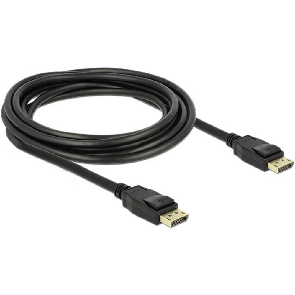 Delock DisplayPort kabel Konektor DisplayPort, Konektor DisplayPort 3.00 m černá 83807 pozlacené kontakty Kabel DisplayP