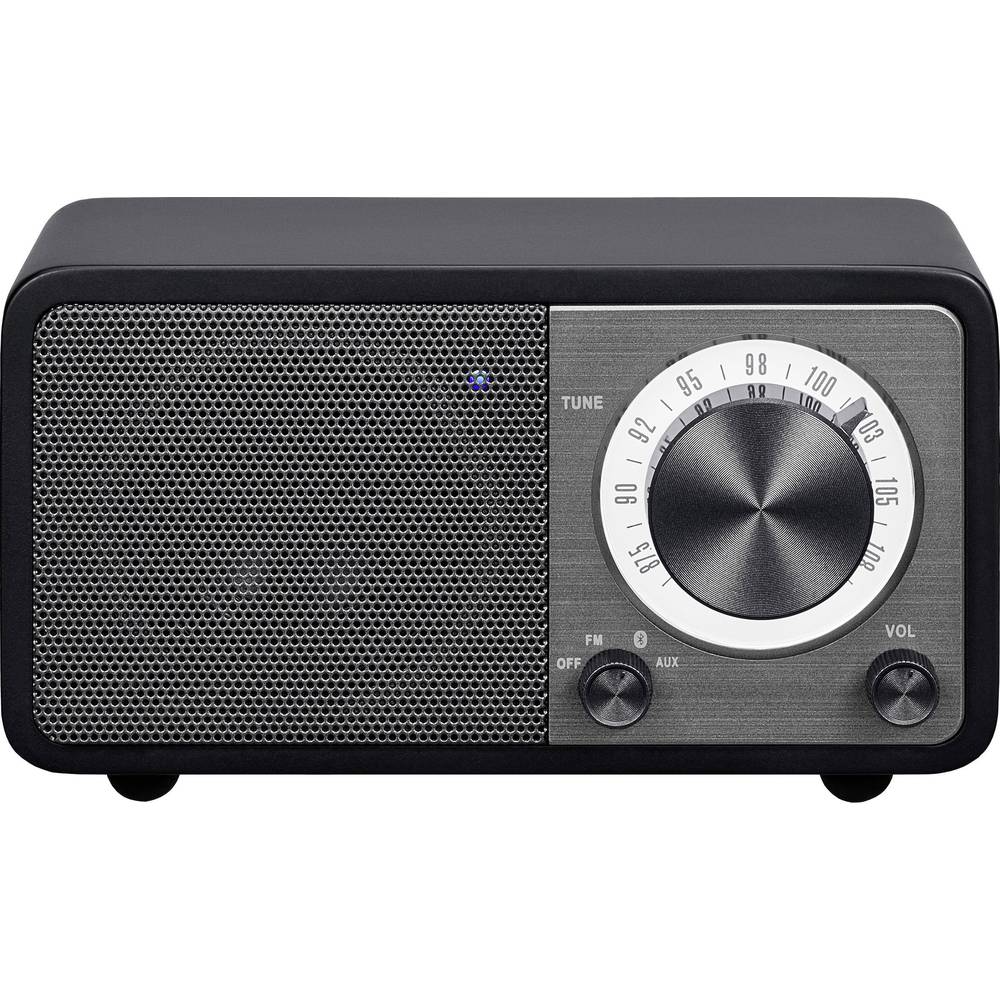 Sangean WR-7 Genuine Mini stolní rádio FM Bluetooth s akumulátorem černá