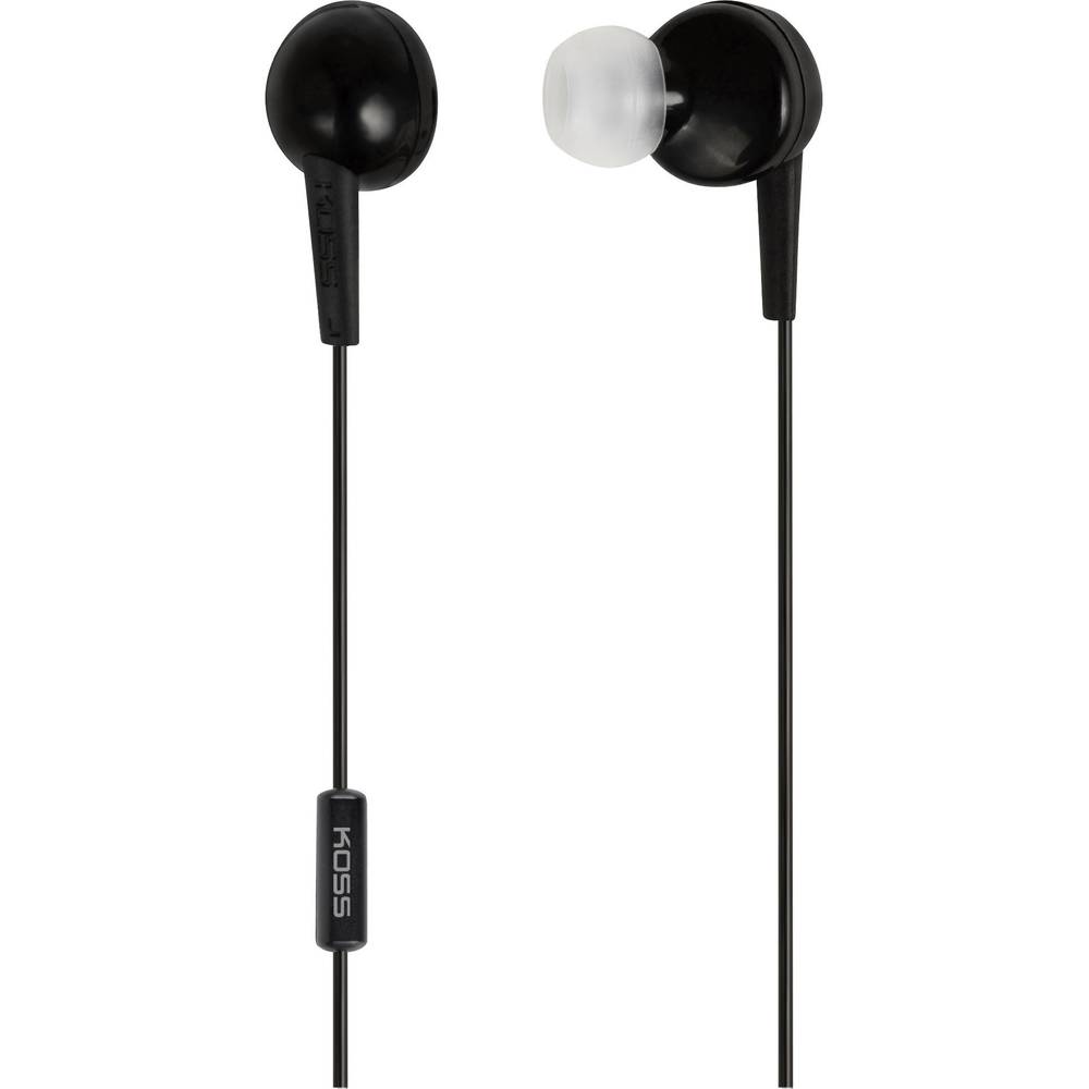 KOSS KEB6iK špuntová sluchátka kabelová černá headset