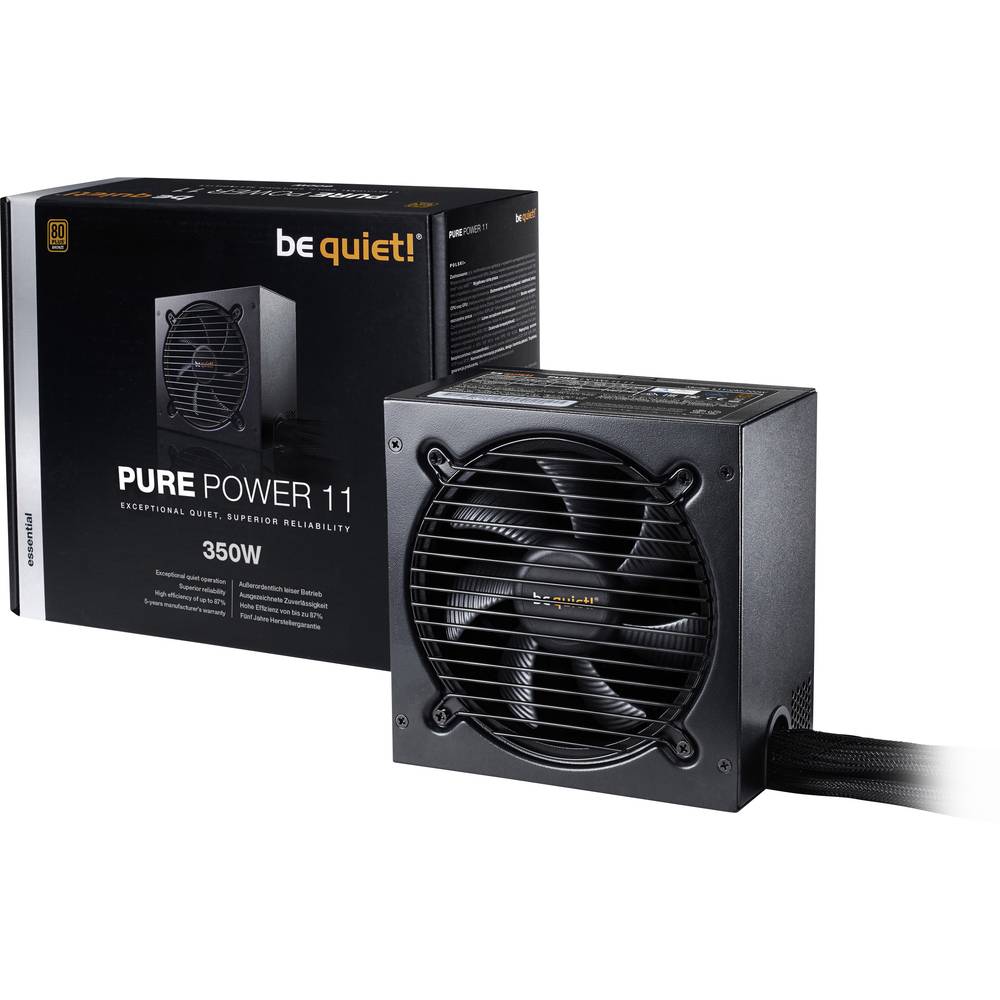 BeQuiet Pure Power 11 PC síťový zdroj 350 W ATX 80 PLUS® Bronze