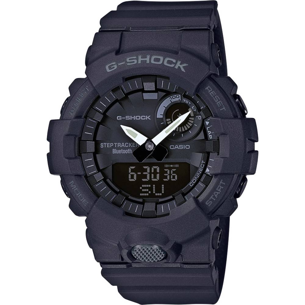 Casio Quartz náramkové hodinky GBA-800-1AER (d x š x v) 54.1 x 48.6 x 15.5 mm černá Materiál pouzdra=Rezinát materiál ře