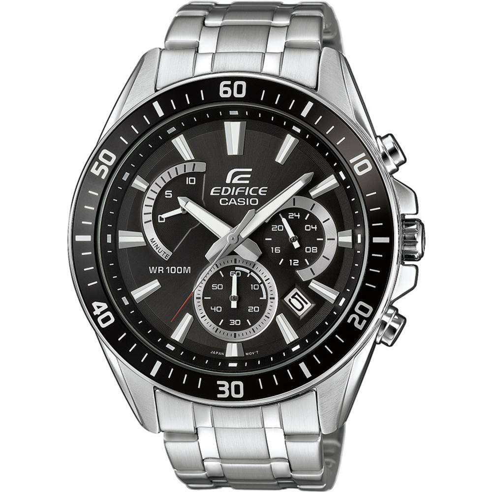 Casio chronografické náramkové hodinky EFR-552D-1AVUEF (d x š x v) 53 x 47 x 12.3 mm stříbrná Materiál pouzdra=nerezová