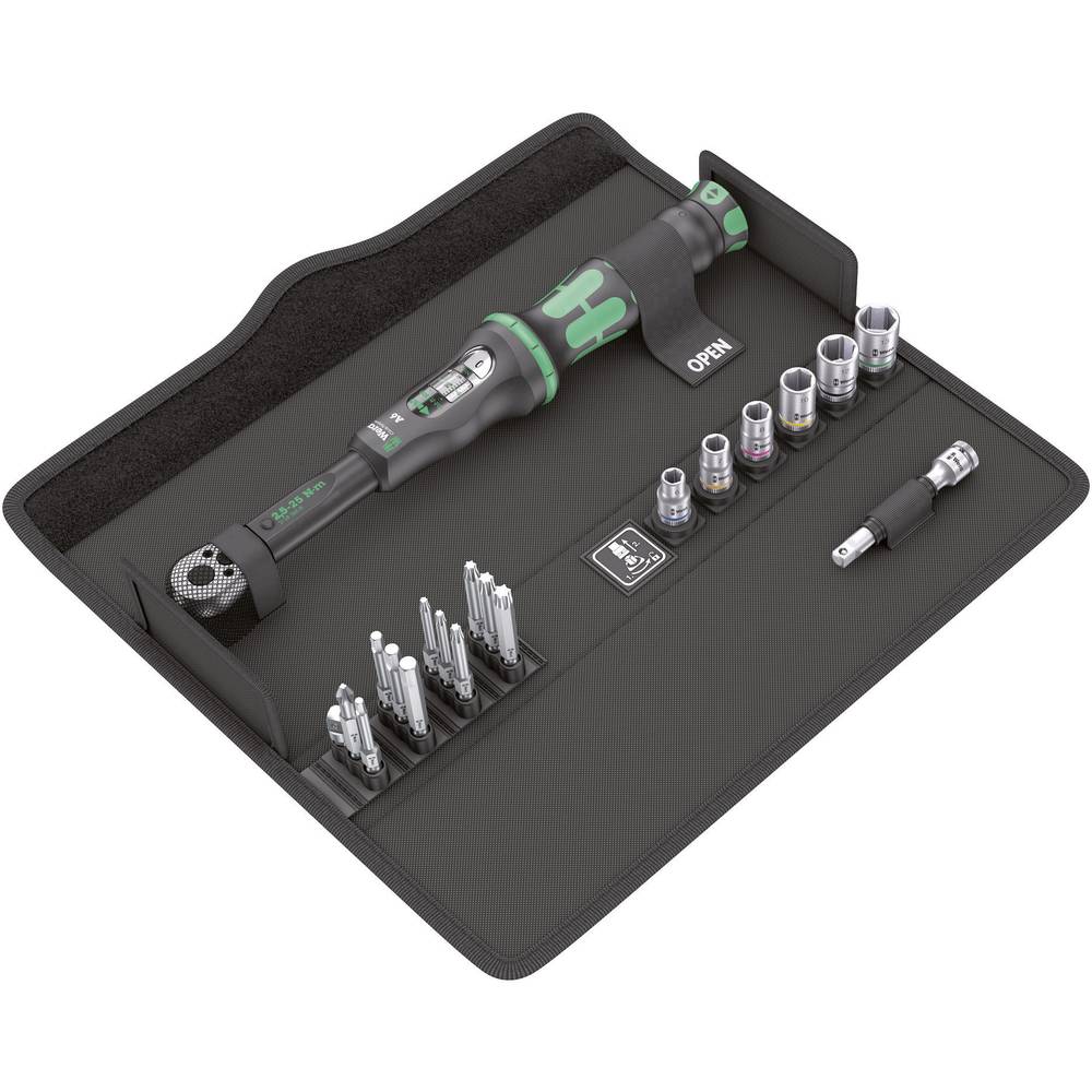 Wera Click-Torque A 6 Set 1 05130110001 momentový klíč s přepínací ráčnou 1/4 (6,3 mm) 2.5 - 25 Nm