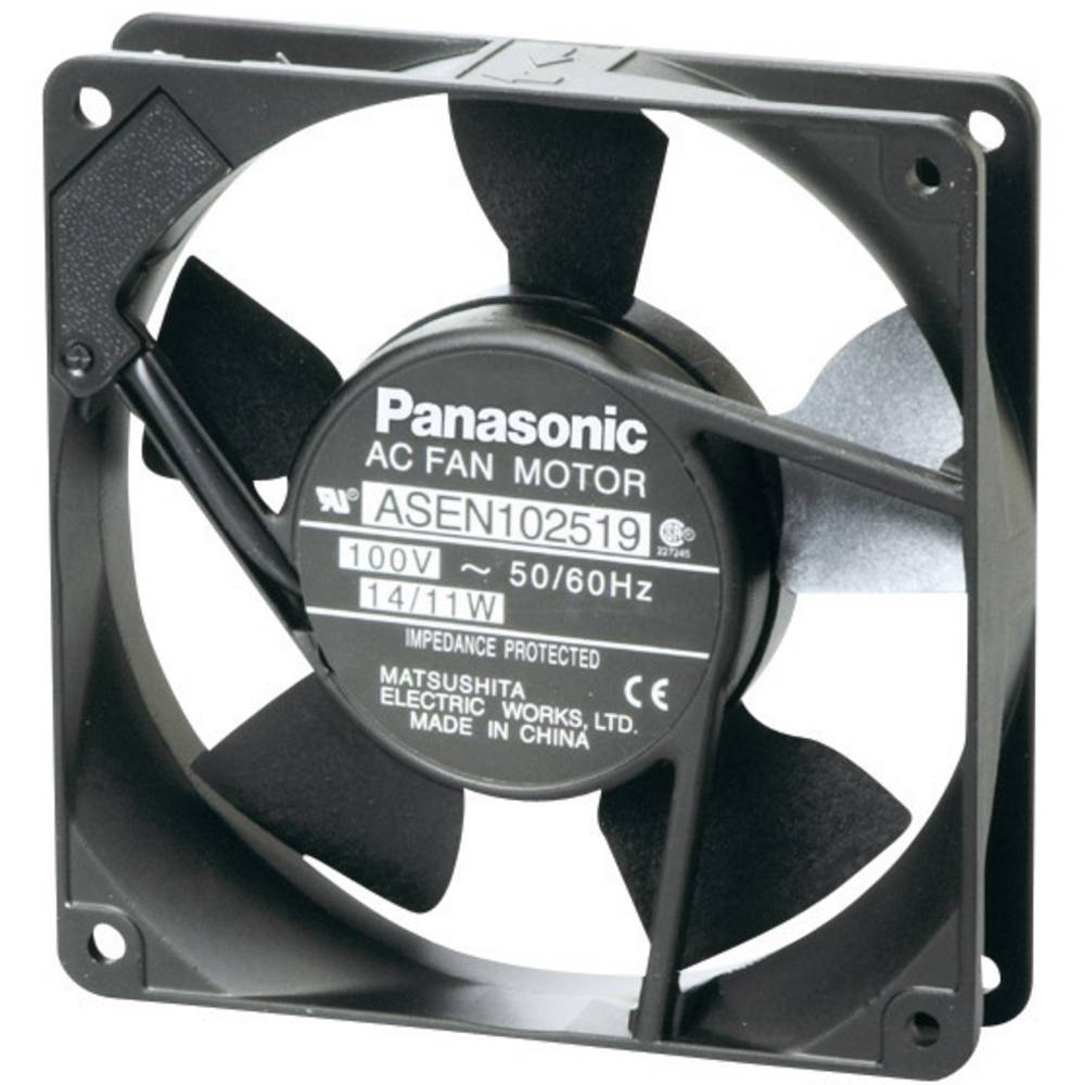 Panasonic ASEN10416 axiální ventilátor, 230 V/AC, 174 m³/h, (d x š x v) 120 x 120 x 38 mm, ASEN10416