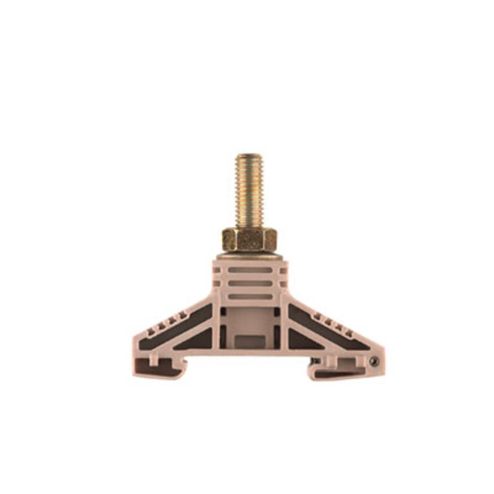 Bolt-type screw terminals, Feed-through terminal, Rated cross-section: 50 mm&sup2;, Threaded stud connection, WF 8 17808