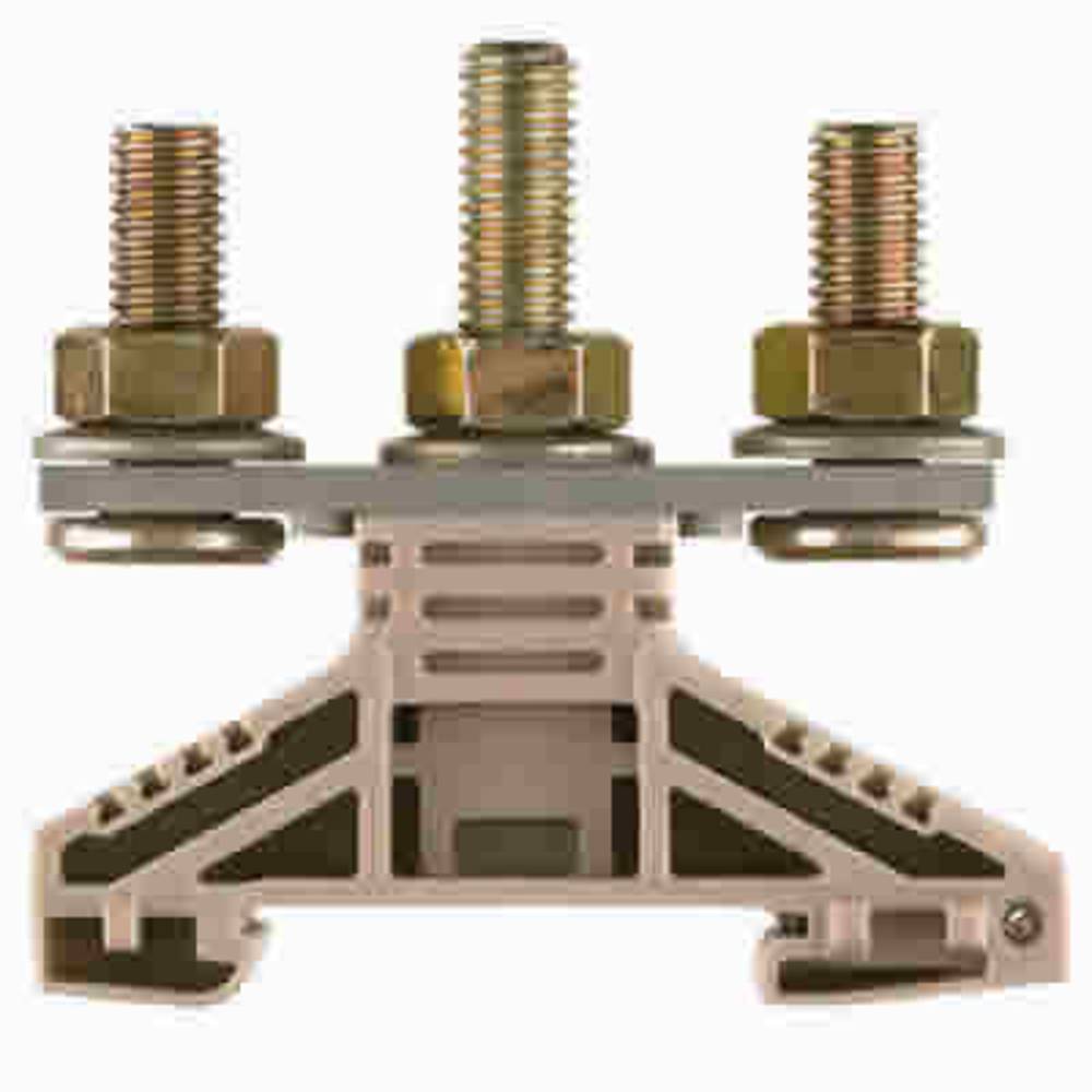 Bolt-type screw terminals, Feed-through terminal, Rated cross-section: 50 mm&sup2;, Threaded stud connection, WF 8/2BZ 1