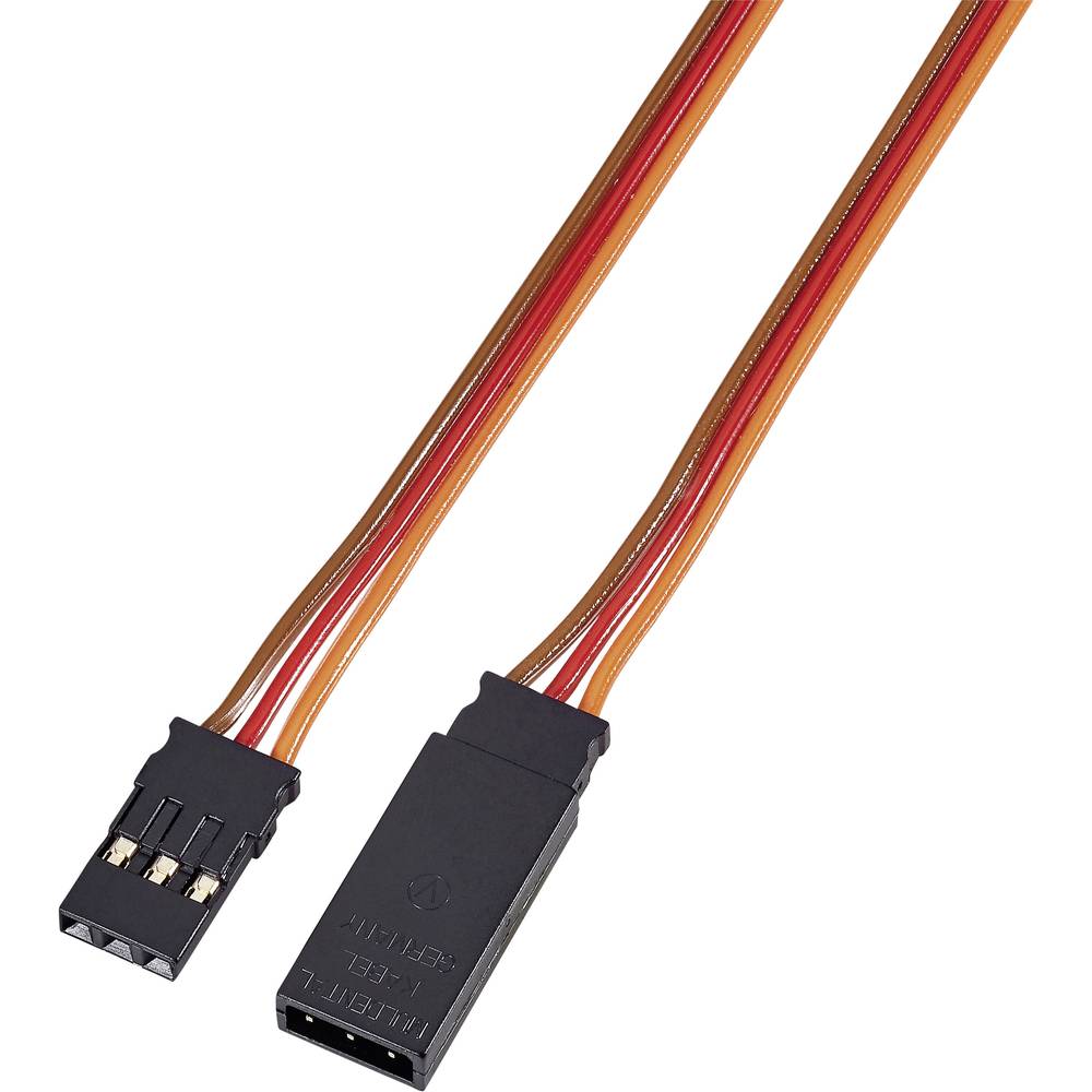 Modelcraft servo prodlužovací kabel [1x JR zástrčka - 1x JR zásuvka] 1.00 m 0.50 mm² silikonový, kroucený