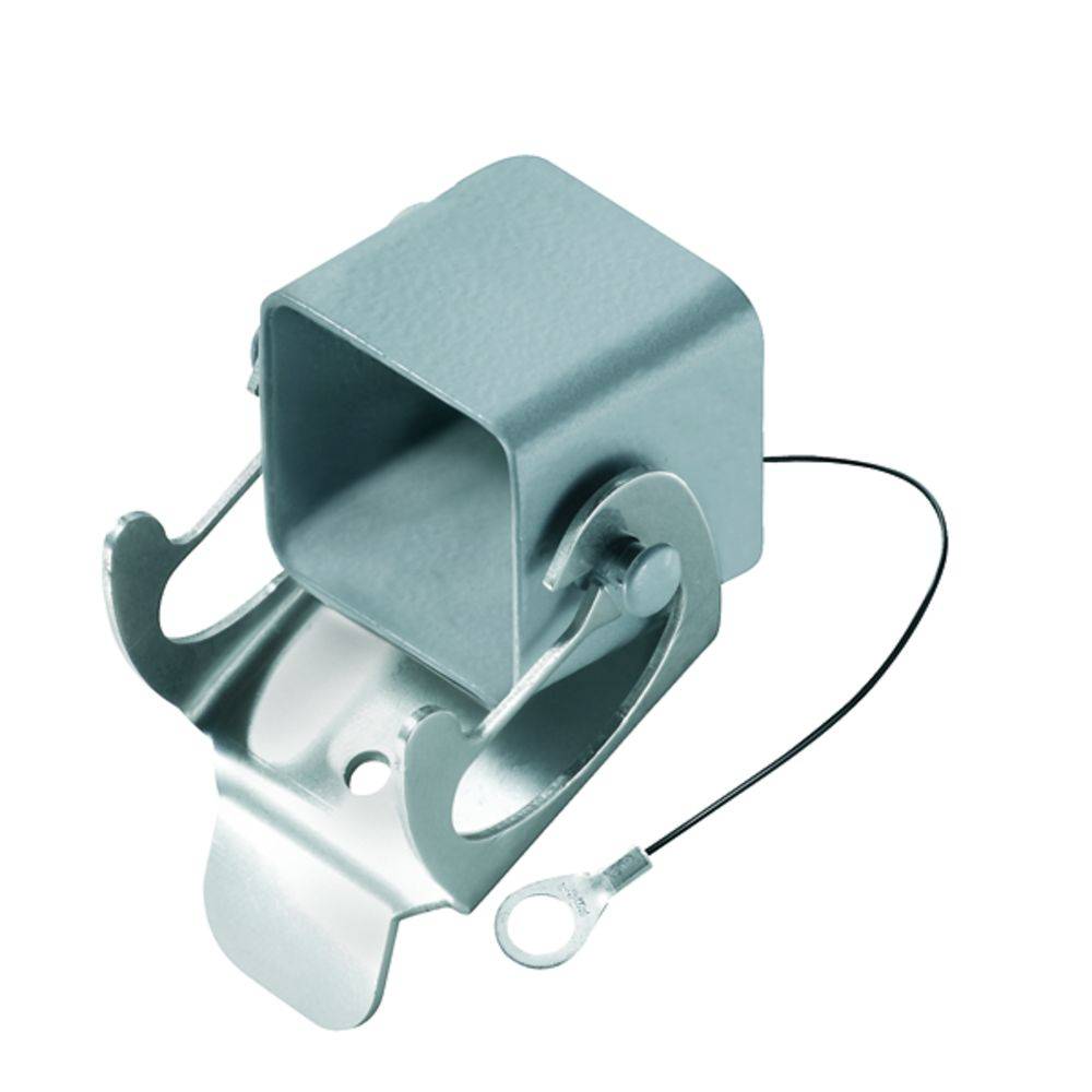 HDC enclosures, Size: 1, Protection degree: IP 65, Cover for upper part of housing, Side-locking clamp on lower side, St