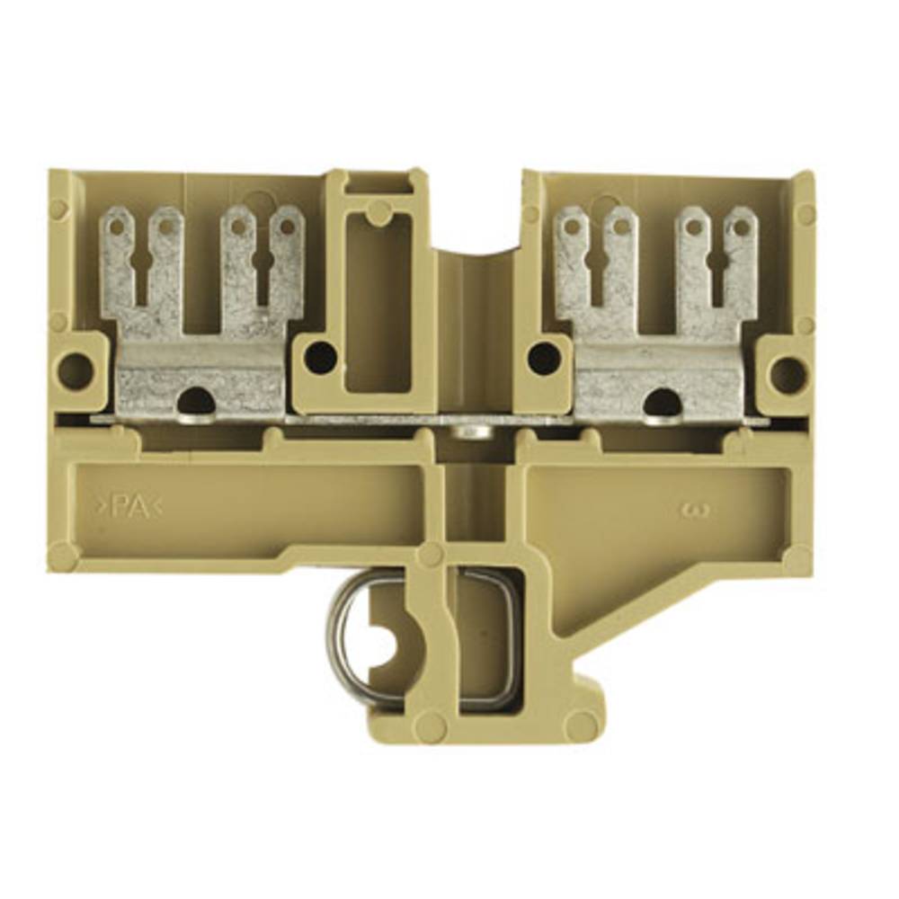 SAK Series, Feed-through terminal, Rated cross-section: 2,5 mm&sup2;, Flat-blade connection, Direct mounting AST 1 6.3/2