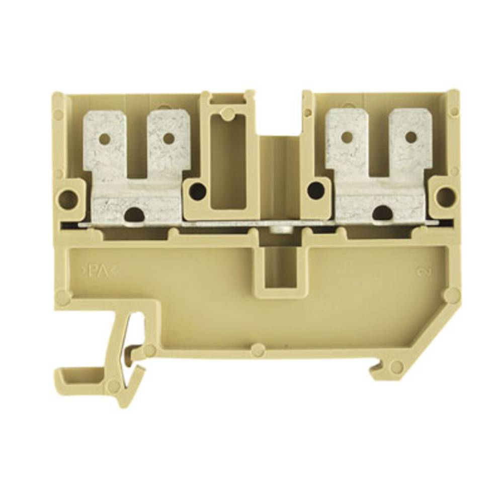 SAK Series, Feed-through terminal, Rated cross-section: 2,5 mm², Flat-blade connection, Direct mounting AST 1/35 6.3/2.8