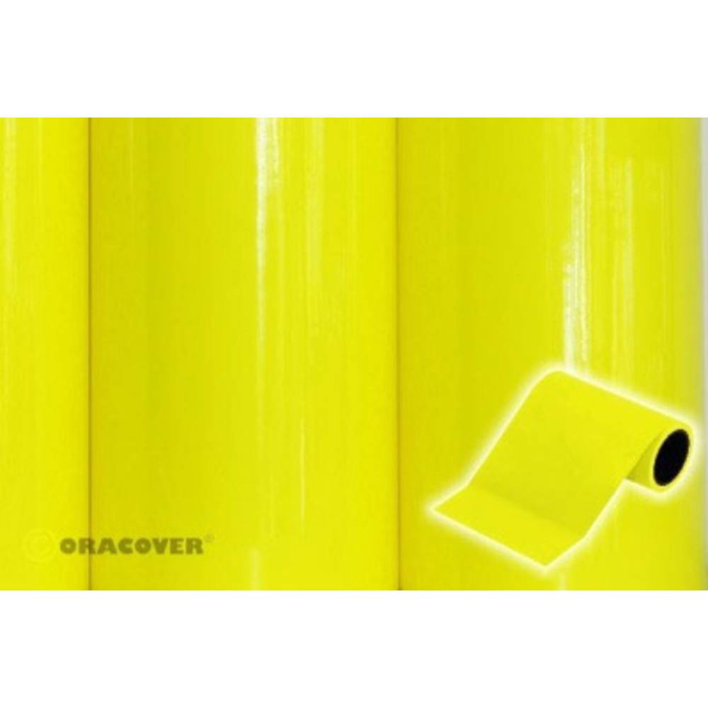 Oracover 27-031-005 dekorativní pásy Oratrim (d x š) 5 m x 9.5 cm žlutá (fluorescenční)