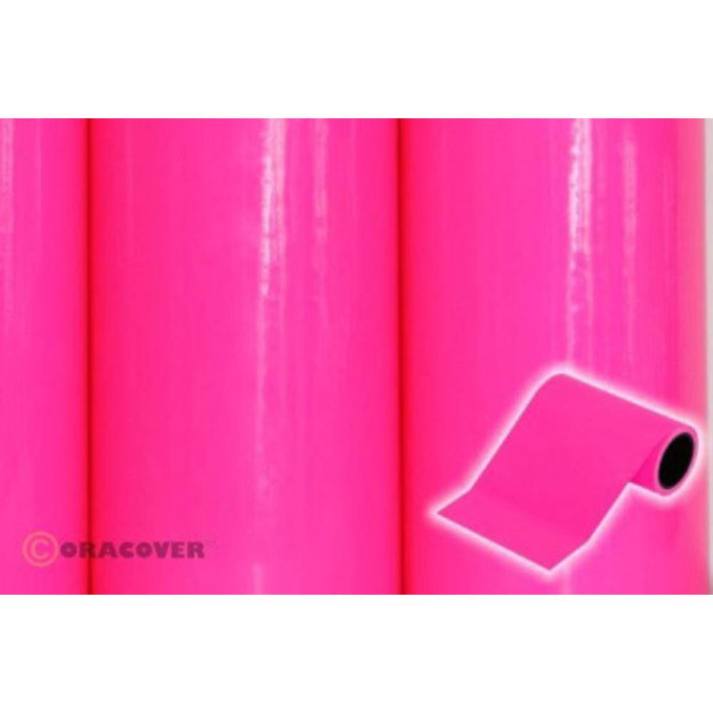 Oracover 306343 dekorativní pásy Oratrim (d x š) 25 m x 12 cm neonově růžová (fluorescenční)