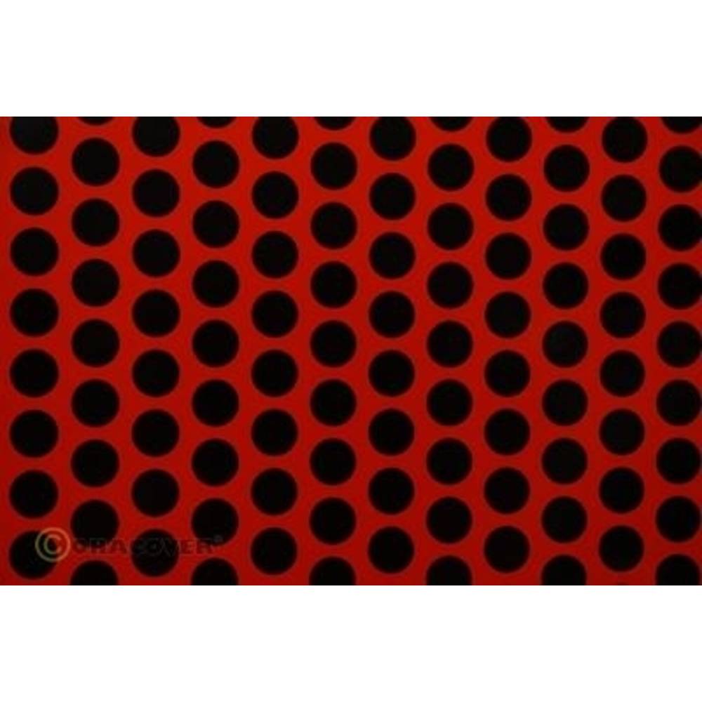 Oracover 93-022-071-010 fólie do plotru Easyplot Fun 1 (d x š) 10 m x 30 cm světle červená, černá